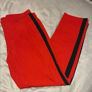Women’s Narciso Rodriguez Straight Leg Red Pants